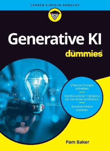 Buchcover und Innenansicht für das Buch: Generative KI für Dummies