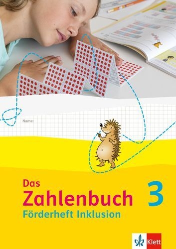 Buchcover und Innenansicht für das Buch: Das Zahlenbuch 3. Förderheft Inklusion Klasse 3