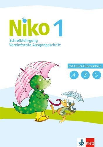 Buchcover und Innenansicht für das Buch: Niko 1. Schreiblehrgang Vereinfachte Ausgangsschrift Klasse 1