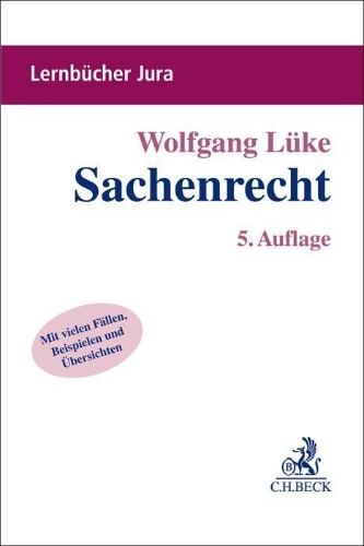 Buchcover und Innenansicht für das Buch: Sachenrecht