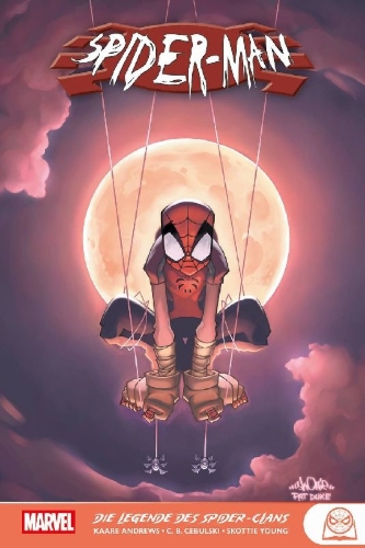 Buchcover und Innenansicht für das Buch: Marvel Mangaverse: Spider-Man (2002) #1, Spider-Man: Legend of Spider-Clan (2002) #1-#5, Spider-Man Familiy Featuring Spider-Clan (2007) #1