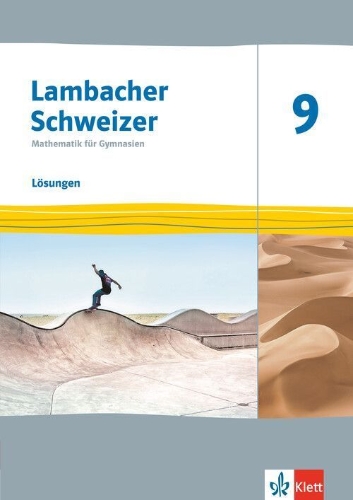 Buchcover und Innenansicht für das Buch: Lambacher Schweizer Mathematik 9. Lösungen Klasse 9