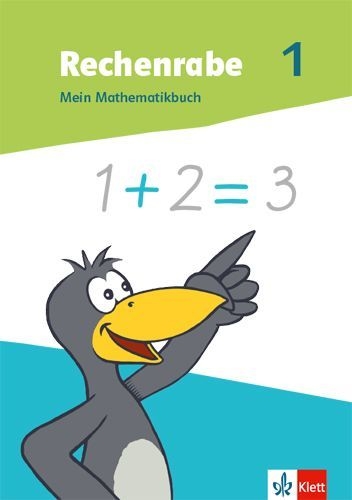 Buchcover und Innenansicht für das Buch: Rechenrabe 1. Ausgabe Nordrhein-Westfalen