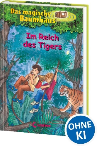 Buchcover und Innenansicht für das Buch: Das magische Baumhaus (Band 17) - Im Reich des Tigers
