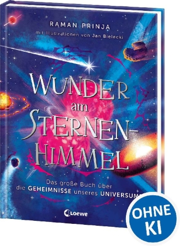 Buchcover und Innenansicht für das Buch: Wonders Of The Night Sky & The Future of the Universe