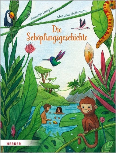 Buchcover und Innenansicht für das Buch: Die Schöpfungsgeschichte