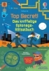 Buchcover und Innenansicht für das Buch: Top Secret! Das kniffelige Spionage-Rätselbuch