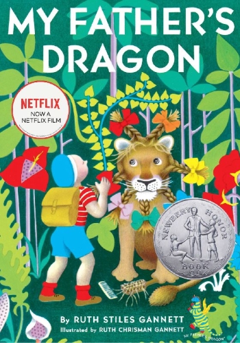 Buchcover und Innenansicht für das Buch: My Father's Dragon