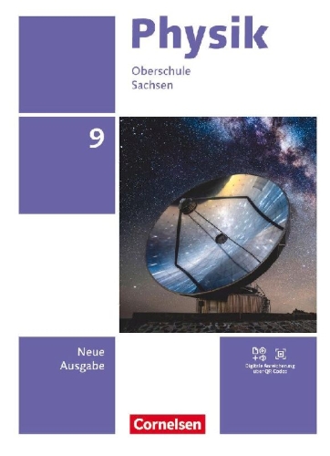 Buchcover und Innenansicht für das Buch: Physik 9. Schuljahr - Neue Ausgabe Sachsen 2022 - Schulbuch