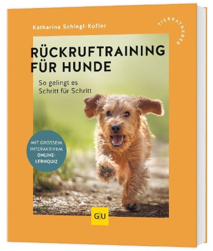 Buchcover und Innenansicht für das Buch: Rückruf-Training für Hunde