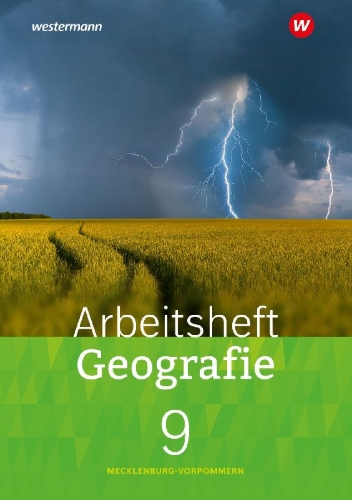 Buchcover und Innenansicht für das Buch: Geographie 9. Arbeitsheft. Mecklenburg-Vorpommern 2023