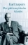 Buchcover und Innenansicht für das Buch: Der philosophische Glaube