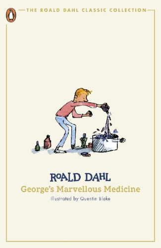 Buchcover und Innenansicht für das Buch: George's Marvellous Medicine
