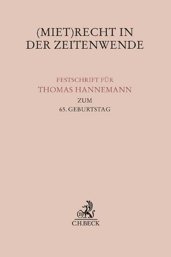 Buchcover und Innenansicht für das Buch: (Miet)Recht in der Zeitenwende