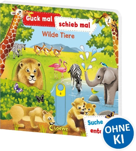 Buchcover und Innenansicht für das Buch: First Explorers - Wild Animals