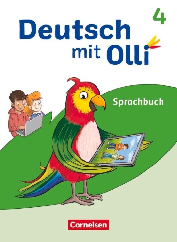 Buchcover und Innenansicht für das Buch: Deutsch mit Olli Sprache 2-4 4. Schuljahr. Sprachbuch