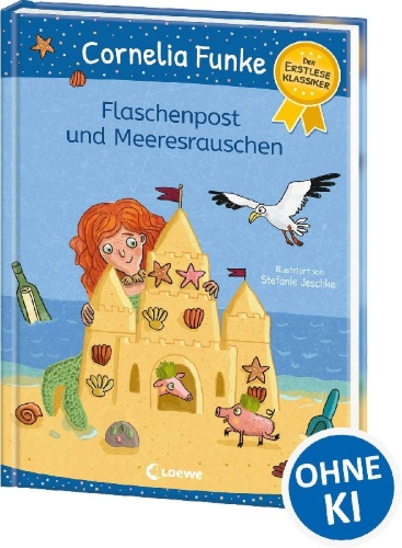 Buchcover und Innenansicht für das Buch: Flaschenpost und Meeresrauschen