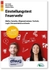 Buchcover und Innenansicht für das Buch: Einstellungstest Feuerwehr