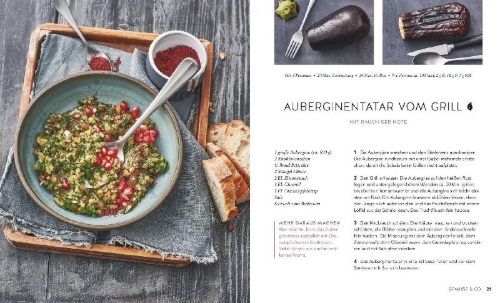Buchcover und Innenansicht für das Buch: Veggie Grillen