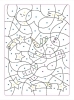 Buchcover und Innenansicht für das Buch: Mes Coloriages Magiques - Les Licornes
