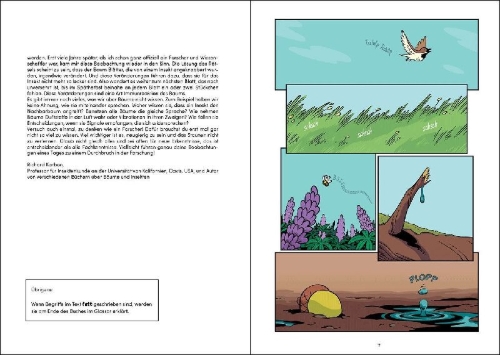 Buchcover und Innenansicht für das Buch: Science Comics - Trees