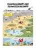 Buchcover und Innenansicht für das Buch: De Schlümpp uff Hessisch: Blauschlümpp unn Schwazzschlümpp