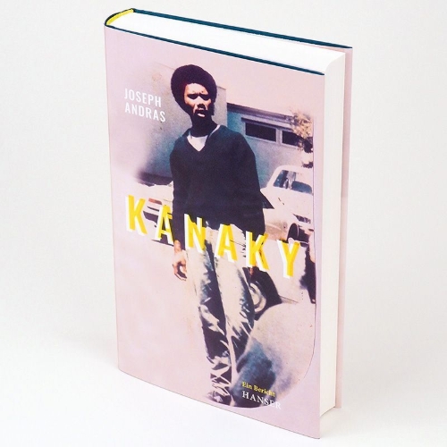 Buchcover und Innenansicht für das Buch: Kanaky. Sur les traces d'Alphonse Dianou. Récit