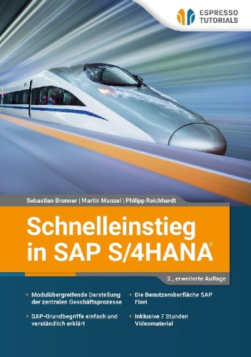 Buchcover und Innenansicht für das Buch: Schnelleinstieg in SAP S/4HANA
