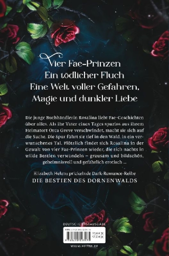 Buchcover und Innenansicht für das Buch: Bonded by Thorns - Beasts of the Briar Book 1
