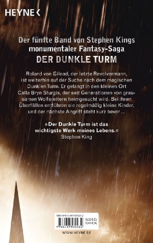 Buchcover und Innenansicht für das Buch: The Dark Tower V: Wolves of the Calla