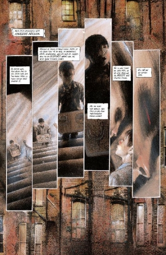 Buchcover und Innenansicht für das Buch: Batman: Arkham Asylum