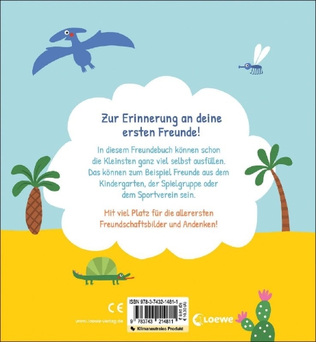 Buchcover und Innenansicht für das Buch: Meine allerersten Freunde (Dinos)