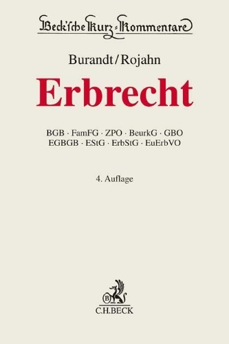 Buchcover und Innenansicht für das Buch: Erbrecht