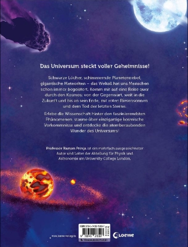 Buchcover und Innenansicht für das Buch: Wonders Of The Night Sky & The Future of the Universe