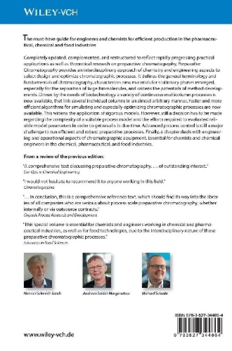 Buchcover und Innenansicht für das Buch: Preparative Chromatography