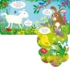 Buchcover und Innenansicht für das Buch: Verstecken spielen mit dem Osterhasen