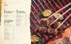 Buchcover und Innenansicht für das Buch: Marvel's Cooking With Wolverine: Recipes, Tales, and Tips for Culinary Survival