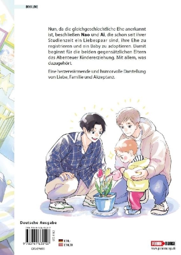 Buchcover und Innenansicht für das Buch: Mein Leben mit Papa und Papa 01
