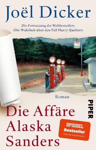 Buchcover und Innenansicht für das Buch: L´affaire Alaska Sanders