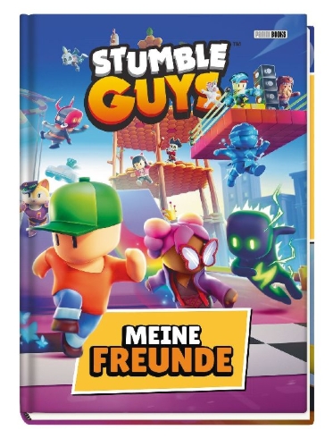 Buchcover und Innenansicht für das Buch: Stumble Guys: Meine Freunde