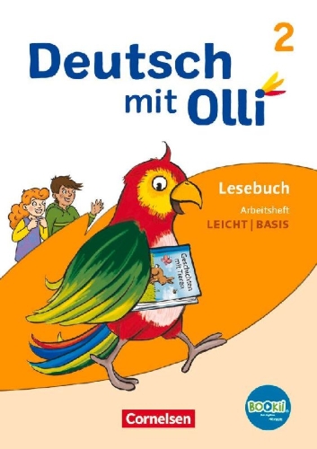 Buchcover und Innenansicht für das Buch: Deutsch mit Olli Lesen 2-4 2. Schuljahr. Arbeitsheft Leicht / Basis