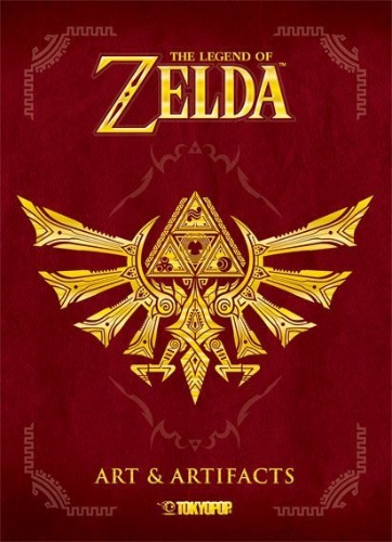 Buchcover und Innenansicht für das Buch: The Legend of Zelda - Art & Artifacts