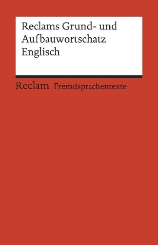 Buchcover und Innenansicht für das Buch: Reclams Grund- und Aufbauwortschatz Englisch