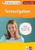 Buchcover und Innenansicht für das Buch: 10-Minuten-Training Mathematik Textaufgaben 5. Klasse