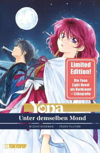 Buchcover und Innenansicht für das Buch: Yona - Light Novel - Limited Edition