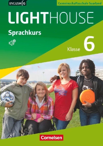 Buchcover und Innenansicht für das Buch: English G LIGHTHOUSE 2: 6. Schuljahr - Arbeitsheft mit Audio online
