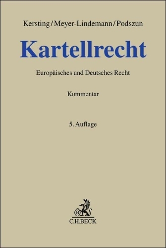 Buchcover und Innenansicht für das Buch: Kartellrecht