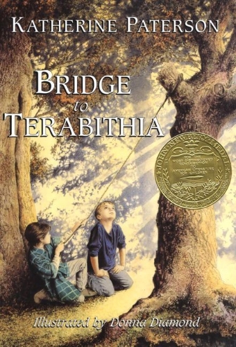 Buchcover und Innenansicht für das Buch: Bridge to Terabithia