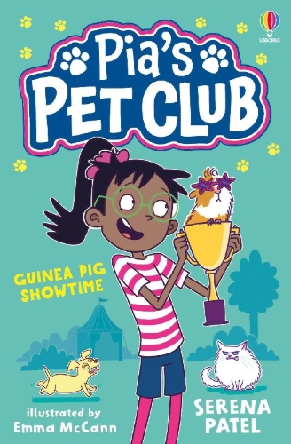 Buchcover und Innenansicht für das Buch: Pia's Pet Club: Guinea Pig Showtime