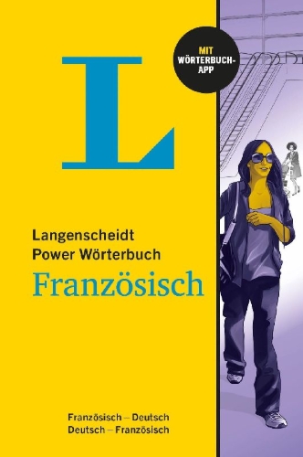Buchcover und Innenansicht für das Buch: Langenscheidt Power Wörterbuch Französisch
